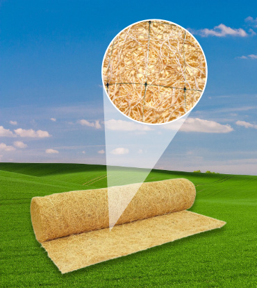 straw erosion control blanket roll