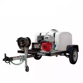 Pressure washer trailer