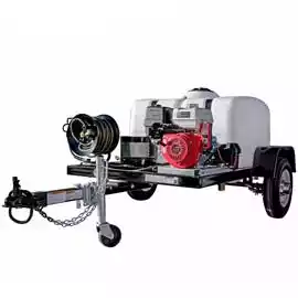 Pressure washer trailer