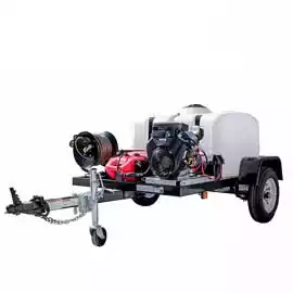 Pressure washer trailer