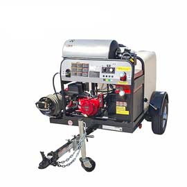 Pressure washer trailer
