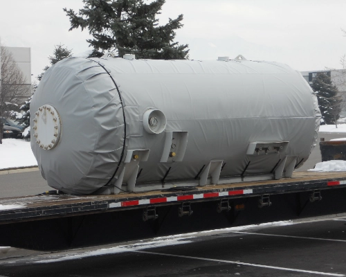 Tank heater blanket for winter ops