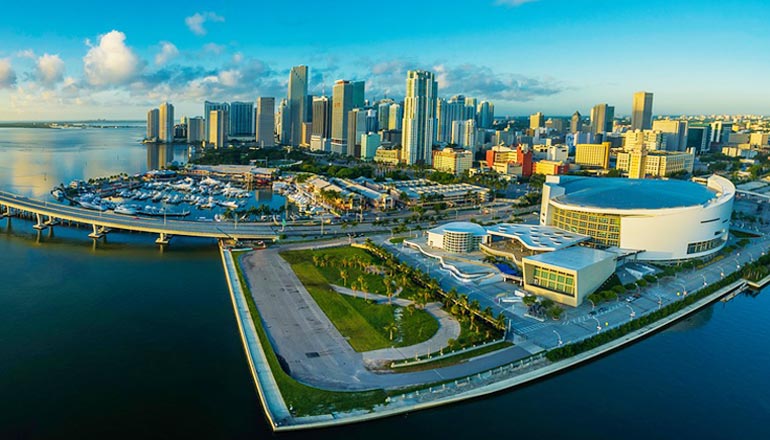 attractive city Miami