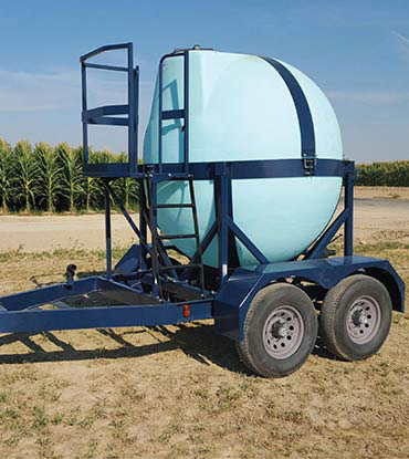1100 gallon ball trailer