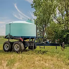 1020 & 1320 Gallon Cone Bottom Water Trailer