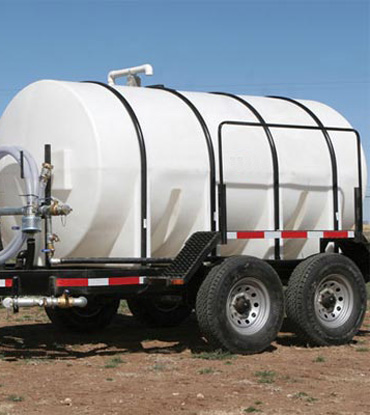 1600 gallon water hauling trailer