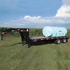 2000 Gallon Gooseneck Water Tank Trailer