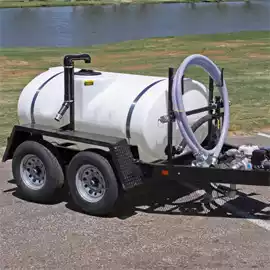 500 gallon water tank trailer