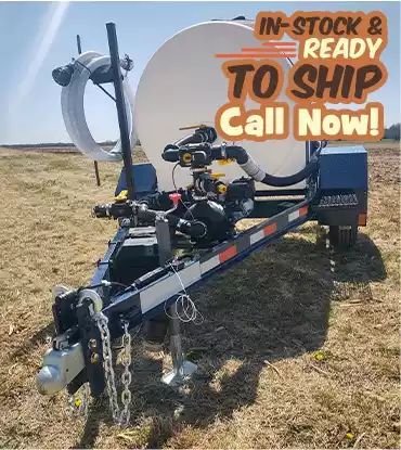 525 gallon DOT water tank trailer