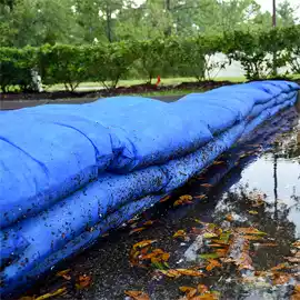 outdoor flood protection sandless sandbags