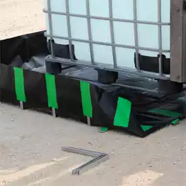 aluminum angle spill containment
