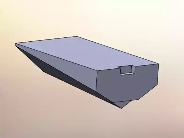 custom rotomold bow shape drawing