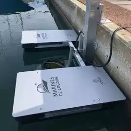 floating trash bin