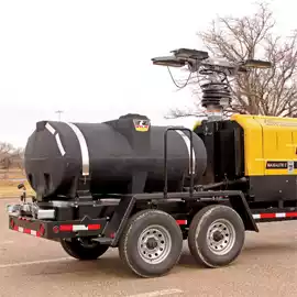 Light Tower Generator Water Trailer Combo