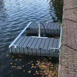 floating trash bin