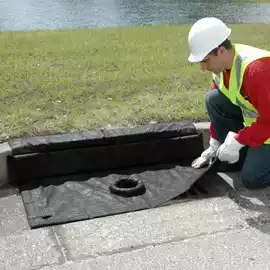 over grate storm drain filter