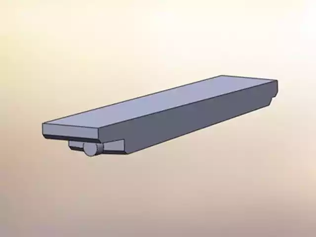 recessed end dumping holding tank