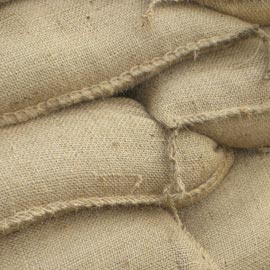 burlap sandbags