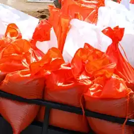 Sandbags flood protection