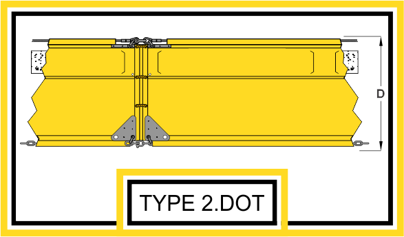 Type 2 DOT Silt Curtain Drawing