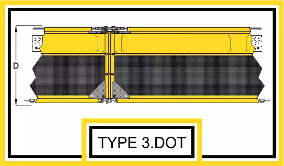 Type 3 HD Turbidity Curtain Drawing