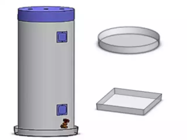Pans for water heaters