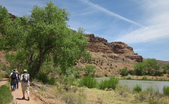 hiking on national public lands day