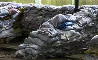 Sandbag Protection Wall