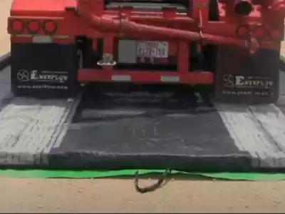 Video of the ultra foam wall containment berm